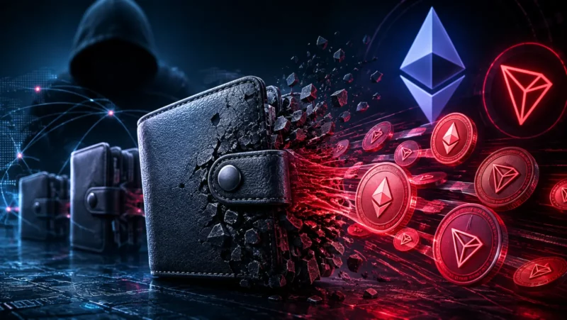 Coinsbuy-Linked Wallets Drained of $7.9M Across Ethereum and TRON