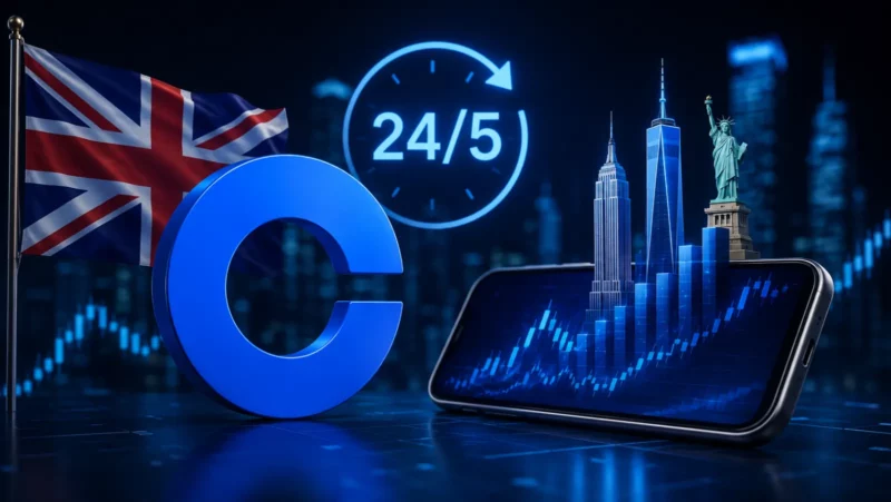 Coinbase Brings 24/5 US Stock Trading to UK Customers