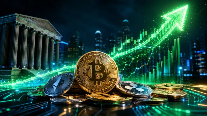 Crypto Market Adds $120B as Treasury Move Fuels Broad Rally, $1.4B Short Squeeze