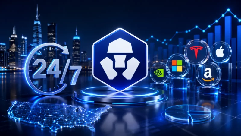 Crypto.com Expands 24/7 Tokenized Trading to 1,500 US Stocks and ETFs