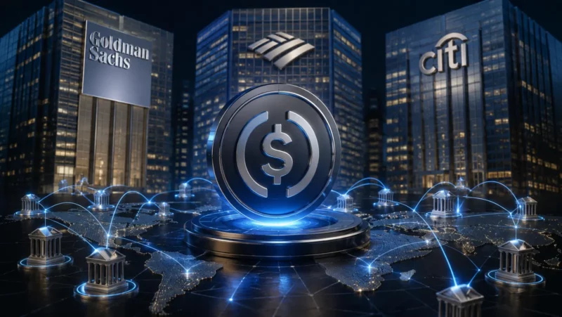 Goldman Sachs, BofA, Citi Join 21-Firm Stablecoin Venture