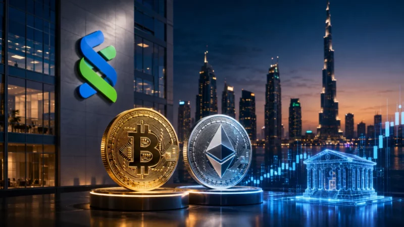 Standard Chartered Launches Institutional Bitcoin and Ether Trading in UAE